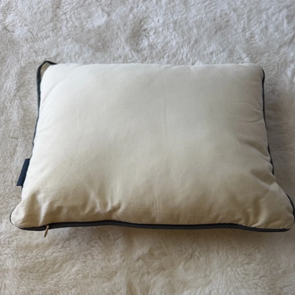 New Pendleton Cotton Lumbar Pillow 16”x12” Embroidered Geometric Southwestern
